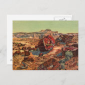 石化された森ヴィンテージはがき ポストカード (正面/裏面)