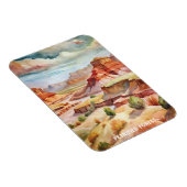 石化された森林国立公園の水の色絵画の マグネット (右側)