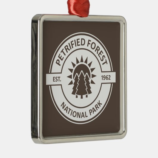 石化された森林国立公園サンツリー メタルオーナメント (右)