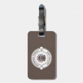 石化された森林国立公園サンツリー ラゲッジタグ (裏面縦)