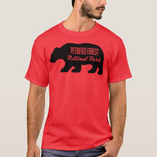 石化された森林国立公園ベアブラック Tシャツ