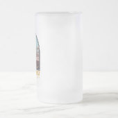 石化された森林国立公園ヴィンテージの紋章 フロストグラスビールジョッキ (中央)