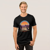 石化された森林国立公園ヴィンテージ砂漠 トライブレンドＴシャツ (正面全面)