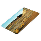 石化された森林砂漠アリゾナの風景の写真 マグネット (左側)