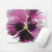 石化したパンジー マウスパッド (マウス)