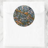 石化した恐竜の骨 ラウンドシール (バッグ)