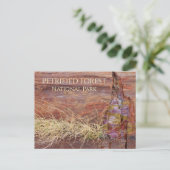 石化した森の大きな石化した木NP ポストカード (スタンド正面)