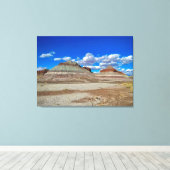 石化した森林山脈 キャンバスプリント (インサイチュ (ウッドフロア))