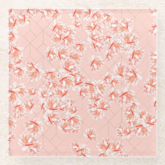 石化した森 ガラスコースター (正面)