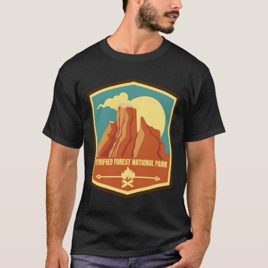 石化した森 野の秘密 Tシャツ (正面)