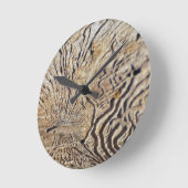 石化した ラウンド壁時計 (傾斜)