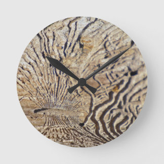 石化した ラウンド壁時計