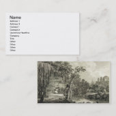 石化の春の眺めは一般に呼びました 名刺 (正面/裏面)