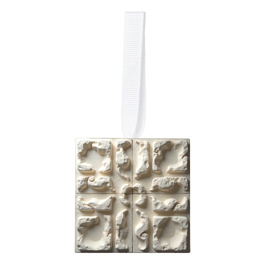 石化キューブオーナメント キューブオーナメント (正面)