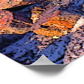 石化フォレストヴィンテージスタイル ポスター (角)