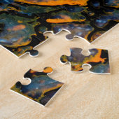 石化恐竜の骨 ジグソーパズル (側面)