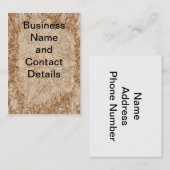 石化木材曼荼羅 名刺 (正面/裏面)