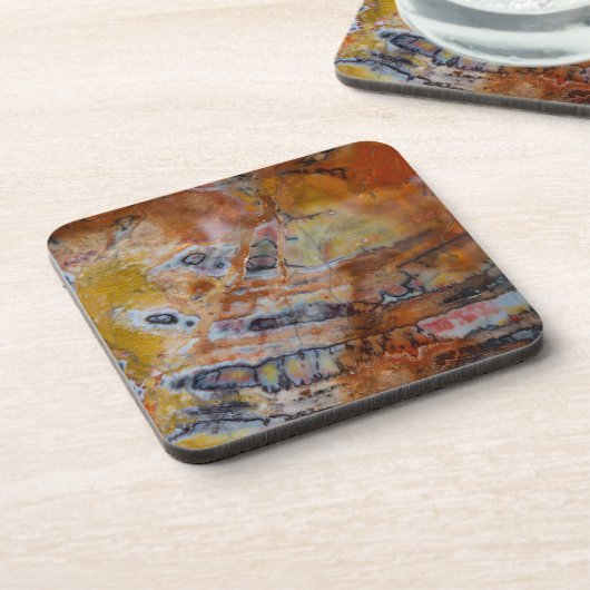 石化木材茶 コースター (左側)