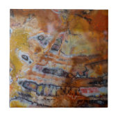 石化木材茶 タイル (正面)