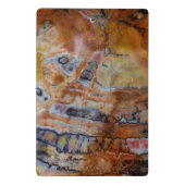 石化木材茶 ミニクリップボード (裏面)