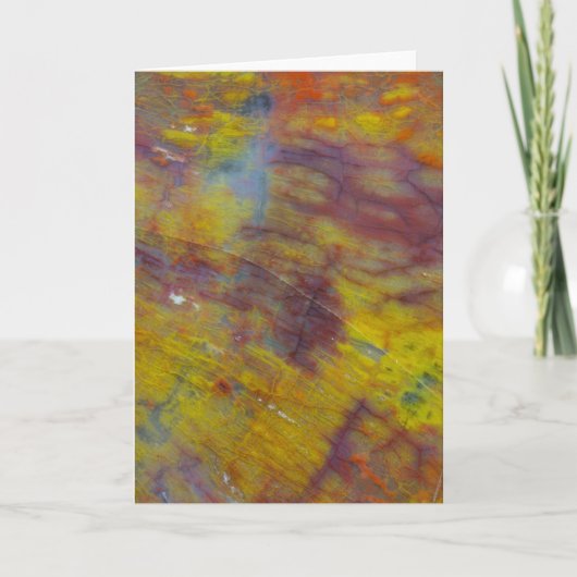 石化木材 カード (正面)