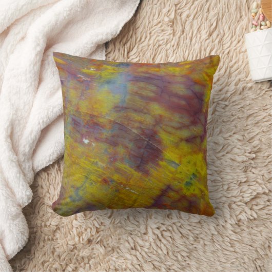 石化木材 クッション (ブランケット)