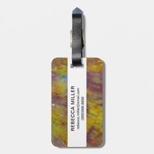 石化木材 ラゲッジタグ (裏面縦)