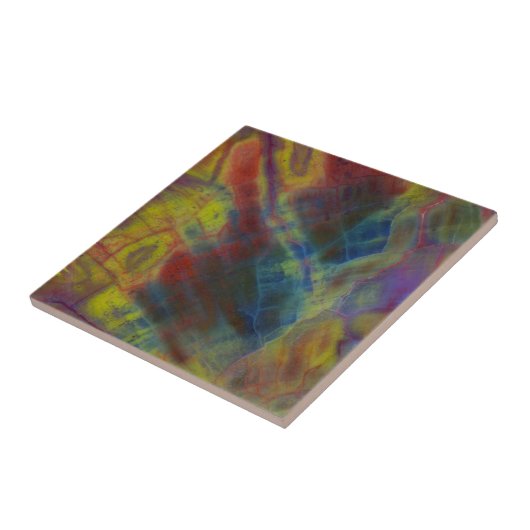 石化木材（垂直） タイル (側面)