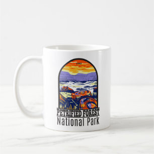 石化林国立公園アリゾナヴィンテージ コーヒーマグカップ