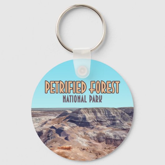 石化森林国立公園アリゾナヴィンテージ キーホルダー (正面)