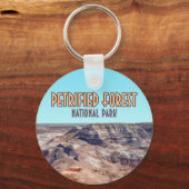 石化森林国立公園アリゾナヴィンテージ キーホルダー (正面)