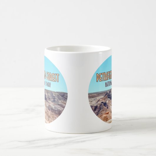 石化森林国立公園アリゾナヴィンテージ コーヒーマグカップ (中央)