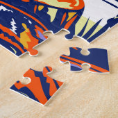 石化森林国立公園アリゾナヴィンテージ ジグソーパズル (側面)