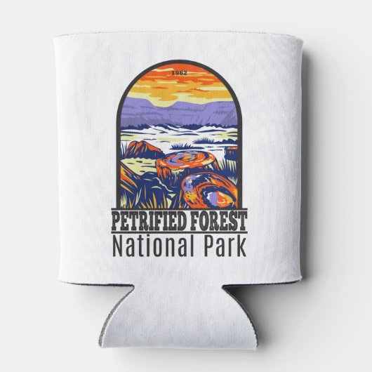 石化森林国立公園アリゾナヴィンテージ 缶クーラー (裏面)