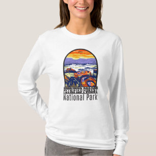 石化森林国立公園アリゾナヴィンテージT-S Tシャツ