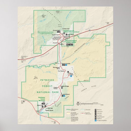 石化森林国立公園 ポスター (正面)