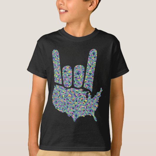 石北アメリカ Tシャツ (正面)