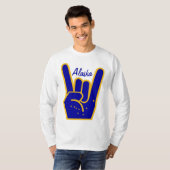 石及びロールアラスカ Tシャツ (正面フル)
