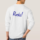 石及びロールアラスカ Tシャツ (裏面)