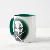 石及びロールマグのコップの重金属のドラマーのコップのギフト マグカップ (正面左)