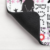 石及びロール女の子 マウスパッド (コーナー)