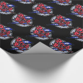 石及びロール稲妻 ラッピングペーパー (角)