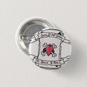 石及びロール 缶バッジ (正面&裏面)