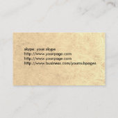 石及び駅馬車のスケッチの両側をカスタマイズ 名刺 (裏面)