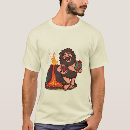 石器時代のクリスマス 2026 Tシャツ (正面)