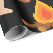 石器時代ラッピング紙 ラッピングペーパー (ロールコーナー)