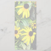 石垣のそばの黒い目のサザンズ メニュー (裏面)