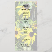 石垣のそばの黒い目のサザンズ メニュー (正面)