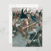 石垣のように立つジャクソン旅団 ポストカード (正面/裏面)