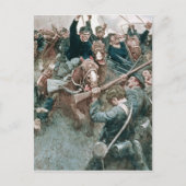 石垣のように立つジャクソン旅団 ポストカード (正面)